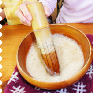 ชงชาฟองฟูแบบโอกินาว่า Buku Buku Cha